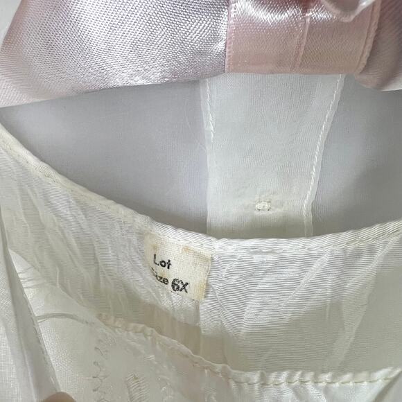 Vintage Hollywood Creation First Communion Dress 6X - Picture 12 of 16